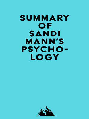 cover image of Summary of Sandi Mann's Psychology